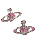 Rhinestone Planet Design Earring- Outfit