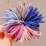 New Girls Candy Colors Nylon Basic Elastic Hair Bands Kids Rubber Bands Headband Scrunchie Fashion Hair