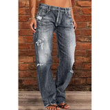 Wish Ladies Jeans Slimming Water Wash Thorn Trousers Trousers