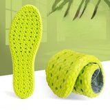 Deodorant Insole Shoe Pads Palmilha 3D Foot Acupressure Insole Men Women Soft Breathable Sports Cushion