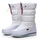 Waterproof Wedges Snow Boots for Women High Platform Cotton Boots Thickened Non-slip Plus Velvet Cotton Shoes Botas