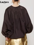 Summer Autumn Gold Shiny Faux Leather Skirt Women with Sashes A Line Korean Style Clothes Streetwear 2023 Runway