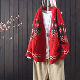 spring and autumn fashion new loose button long-sleeved knitted cardigan women's