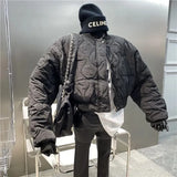 Women Oversized Short Jacket Female Winter Coats Long Sleeve Bomber Jackets Outwear Parka Coat 2023 Spring Autumn