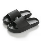 Thick Platform Slippers Summer Beach Eva Soft Sole Slide Sandals Leisure Men Ladies Indoor Bathroom Anti-slip