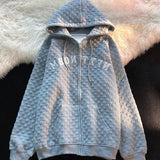 White Summer Outfits Kawaii Clothes Y2K Oversized Zipper Korean Style Long Sleeve Couple Sweatshirts Hoodies Women