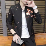 and Autumn Men's Bomber Zip Jacket 2023 Korean Men's Fashion Casual Street Wear Hip Hop Slim Bomber Jacket Men's