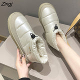 Female Winter Keep Warm Women Boots Keep Warm Waterproof Snow Boots Internal Increase Boots Thigh High Flat