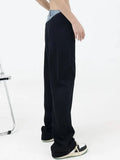 High Waist Women Black Jeans Korean Fashion Streetwear Wide Leg Jean Female Denim Trouser Straight Baggy Mom Denim