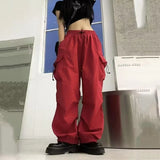 Zingj Overalls Casual Pants Female Summer Versatile Straight Down Leg Pants Loose Wide Leg Pants
