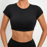 Zingj Chest Mat Nude Yoga Clothes Tight Fast-Dry Sports Yoga Top Outdoor Running Beautiful Back Health-Outfit