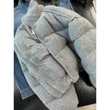 S-3Xl Short Parkas Women Plus Size Cropped Down Coats Streetwear Thick Puffer Jacket Winter Korean Cotton Padded