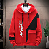 Hoodie Casual Spring Street Hoodie Sweatshirt Men Harajuku Pullover Letter Japanese Men Pocket Crew