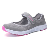 Women Shoes 2022 New Hollow Mesh Soft Sole Casual Shoes Non Slip Flat Shoes Light Sneakers Women Large Size Shoes