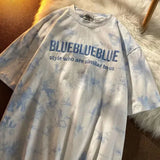 Cute Bear Tshirt Streetwear Summer Oversize T Shirt Women Harajuku Short Sleeve Top Female Tee Hip Hop Tie Dyed