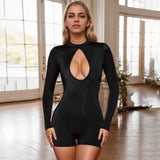 Zingj Women's Wear Oh Polly The Same Chest Hollow Big Back Slim Jumpsuit