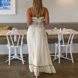 Cami Tie Up Top And Maxi Skirt Set-Outfit
