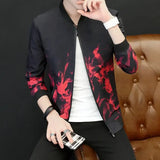 and Autumn Men's Bomber Zip Jacket 2023 Korean Men's Fashion Casual Street Wear Hip Hop Slim Bomber Jacket Men's