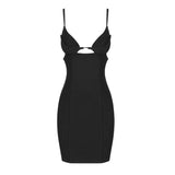Backless Spaghetti Strap Bandages Dress 2022 New Women Summer Clothes Club Celebrity Party