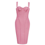 Bandages Dress 2022 New Summer Women Sleeveless Clothes Celebrity Club Party Elegant