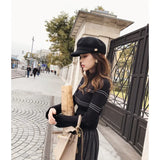 sweaters 2020 Knitted Bottoming long sleeve solid pullover Women striped jumper Autumn Winter knitwear Fit tops