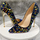 12cm high heels sexy stilettos pointed toe wedding party spring summer classic party dating 10cm 8cm pumps LF022