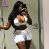 Women Tracksuit Sleeveless Vest Skinny Yoga Leggings Matching Jogger Set Solid Sporty Set 2022 Summer Workout