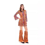 Women's Esque Spies Costume Vintage Hippie Party Costume Halloween Arabian