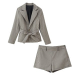 New Velvet Short Jacket With Belt