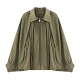Explosion Women's Puff Sleeve Pilot Jacket