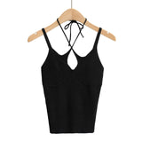 Knit Double Strap Top-Outfit