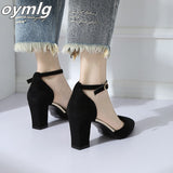 version wild thick with pointed single shoes fashion comfortable high heels trend sexy high heels wedding shoes