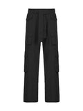 Washed Pocket Patched Cargo Jeans- Outfit