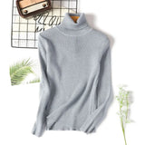 New Autumn and winter high collar sweater Slim Women Sweaters Long-sleeved Thick Turtleneck Sweaters Women