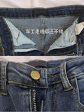 Flare Jeans High Waist Slim Comfortable Jeans For Women 2023 Autumn Elastic Fashion Korean Style Washed Denim