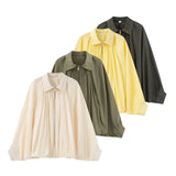 Explosion Women's Puff Sleeve Pilot Jacket