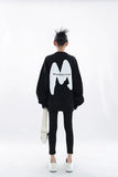 Women Letter Printing Sweatshirts Oversize Long Sleeve O Neck Loose Pullovers Female Tops Autumn