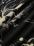 Floral Print Low Waist Maxi