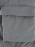 Pocket Patched Drawstring Cargo Pants- Outfit