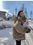 Loose Puffer Jacket Women Jaqueta Femina Inverno Promoo 2023 Hooded Thick Warm Parkas Female Winter Coat Abrigo