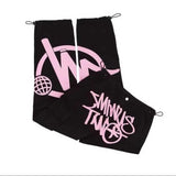 New Gothic Printed Cargo Pants Men's Y2K Street Hip-Hop Retro Harajuku Loose Wide-Leg Pants Punk Rock Straight Casual