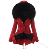 Autumn And Winter New Cotton Hoodie Repair Warm Zipper Coat Women