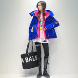 Winter Down Coat Jackets Women Hooded Parka Winter Clothing Snow Coat Casual Thick Short Puffer Jacket Bright