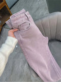 Women's Jeans Wide Leg Pants High Waist Baggy Vintage Straight Denim Pants Casual Street Hip Hop Fashion Mom Denim