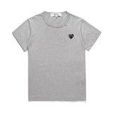 Summer Men Women T-shirt Heart Eyes Round Neck Short-sleeved Cotton Solid T-shirts Couples Casual Pullover T