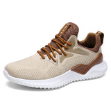 Men's Sports Shoes 2025 New Casual Flying Weaving Breathable Spring Light Soft Bottom Youth Korean Version Of Running