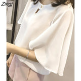 sleeve 2022 summer women's shirt blouse for women blusas womens tops and blouses chiffon shirts ladie's