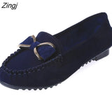 women's loafers Solid Colors Flat ballet shoes Bow Knot Lazy loafers Shallow Casual Slip On Shoes scarpe