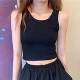 Women Cropped Hoodie Korean Clothing Solid Long Sleeve Loose Y2k Women's Sweatshirt Harajuku Hoodie Fashion Short Women