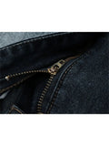 Women Straight Jeans Korean High Waist Chic Gradient Female Denim Trousers Vintage Baggy Casual Fashion Streetwear